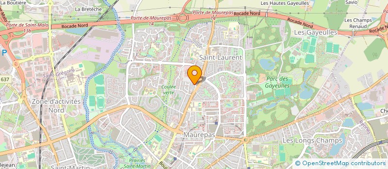 localisation de l'entreprise SCI ACAROLA  RENNES