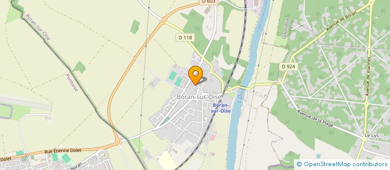 localisation de l'entreprise SCI ACASA  BORAN-SUR-OISE