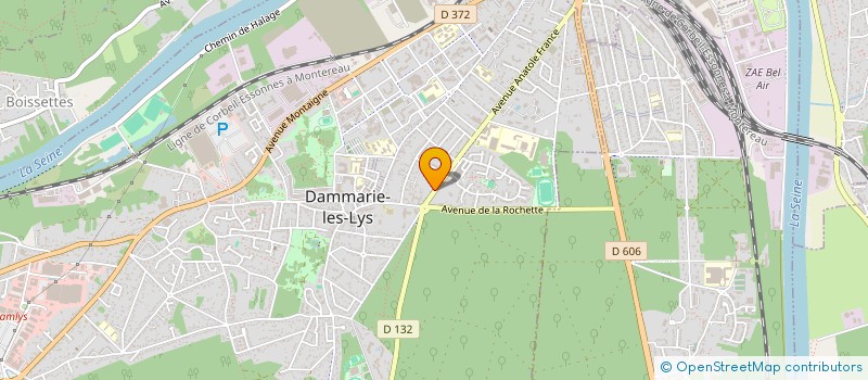 localisation de l'entreprise SCI ACAT à DAMMARIE-LES-LYS