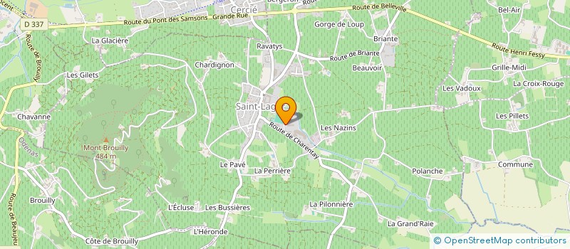 localisation de l'entreprise SCI ACB 4  SAINT-PRYVE-SAINT-MESMIN