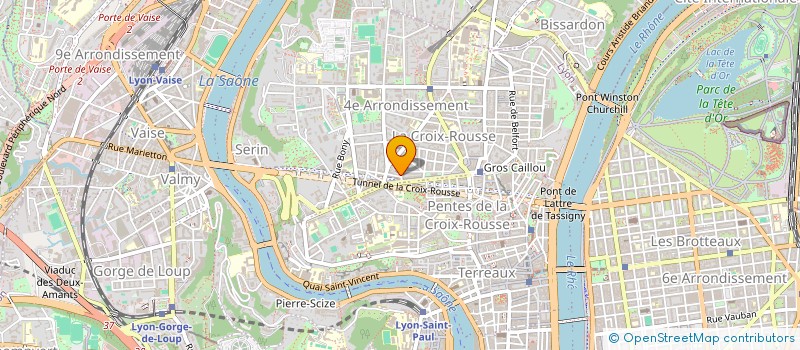 localisation de l'entreprise SCI ACB  LYON