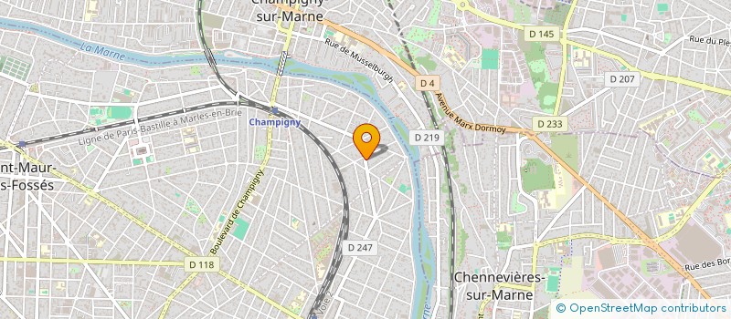 localisation de l'entreprise SCI ACB à SAINT-MAUR-DES-FOSSES