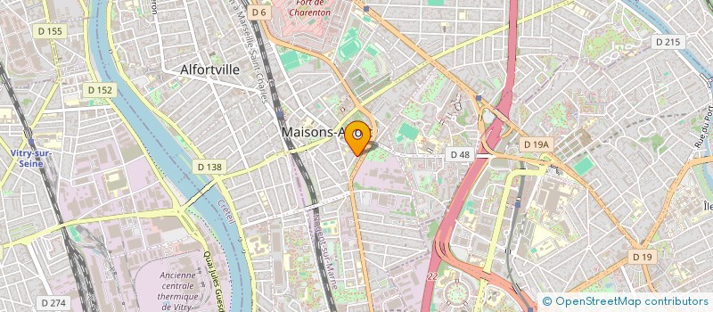 localisation de l'entreprise SCI ACB à MAISONS-ALFORT