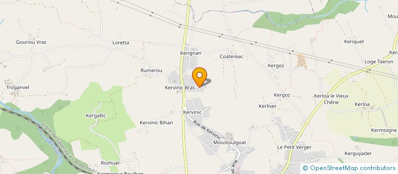 localisation de l'entreprise SCI ACB  BANNALEC