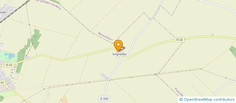 localisation de l'entreprise SCI ACB IMMO à BEAUVILLIERS