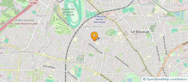 localisation de l'entreprise SCI ACB ST SAUVEUR  LE BOUSCAT