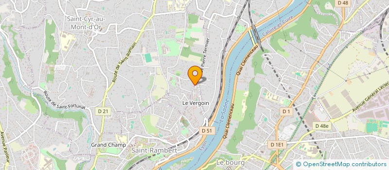 localisation de l'entreprise SCI ACC  SAINT-CYR-AU-MONT-D'OR