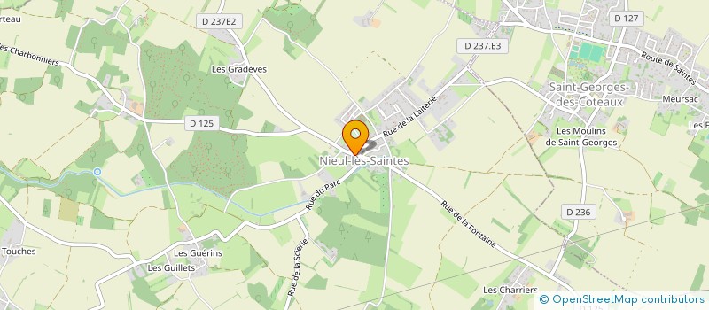 localisation de l'entreprise SCI ACC  NIEUL-LES-SAINTES