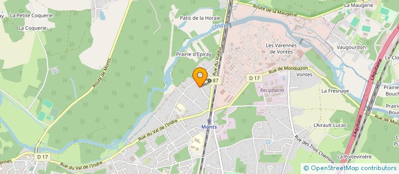 localisation de l'entreprise SCI ACC  MONTS