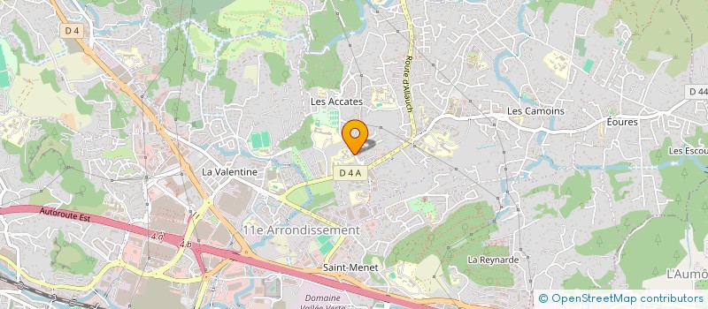 localisation de l'entreprise SCI ACCATES 20 à MARSEILLE 11EME
