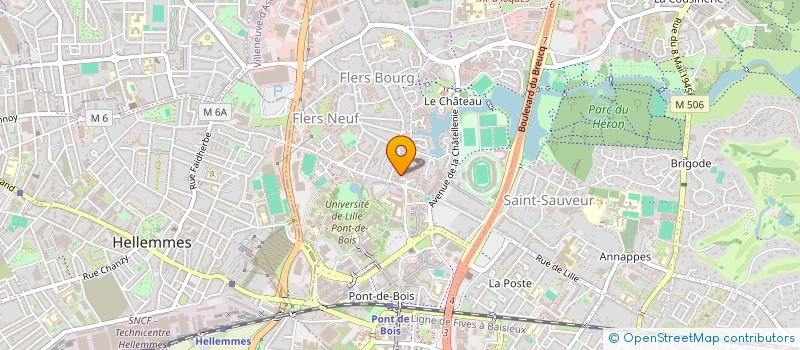 localisation de l'entreprise SCI ACCC à VILLENEUVE-D'ASCQ