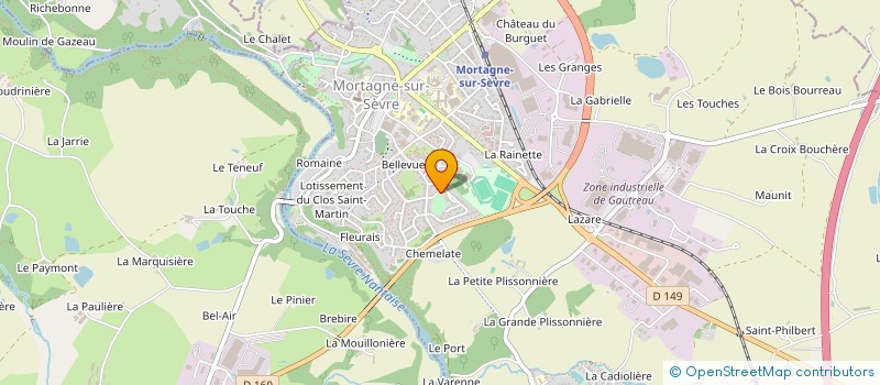 localisation de l'entreprise SCI ACCD  MORTAGNE-SUR-SEVRE