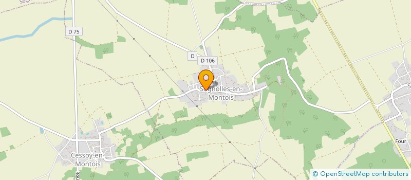 localisation de l'entreprise SCI ACCELIANCE  SOGNOLLES-EN-MONTOIS