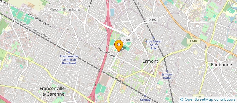 localisation de l'entreprise SCI ACCES  ERMONT