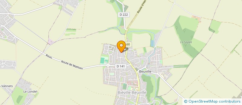 localisation de l'entreprise SCI ACCESS HOME  BIEVILLE-BEUVILLE