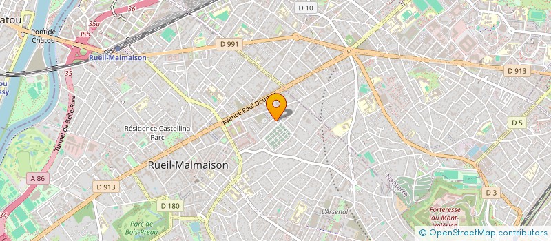 localisation de l'entreprise SCI ACCHY à RUEIL-MALMAISON