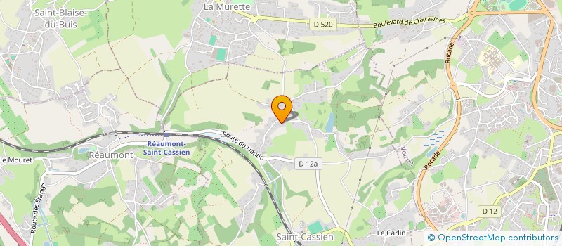 localisation de l'entreprise SCI ACCI  SAINT-CASSIEN