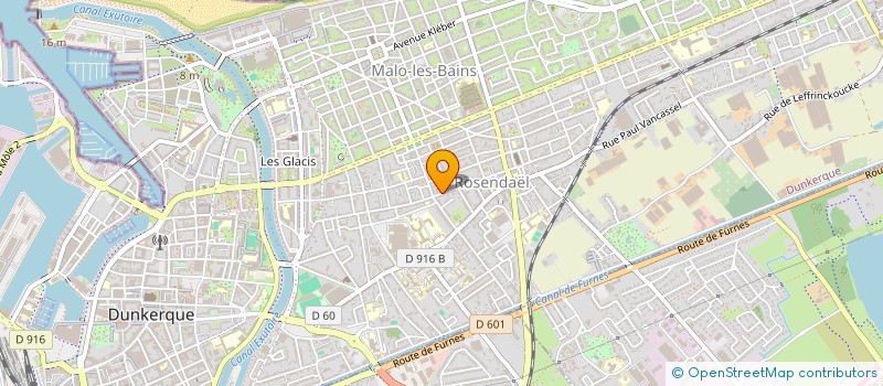 localisation de l'entreprise SCI ACCIANI à DUNKERQUE