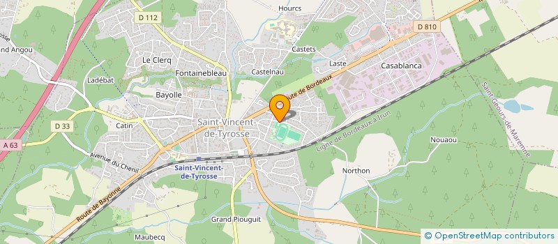 localisation de l'entreprise SCI ACCO à SAINT-VINCENT-DE-TYROSSE
