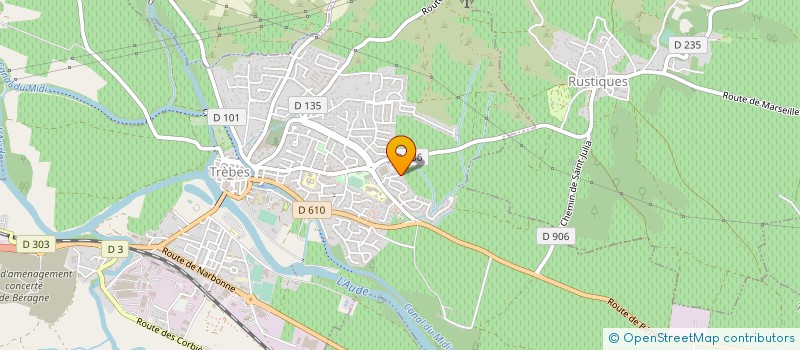 localisation de l'entreprise SCI ACCO THIERRY  TREBES