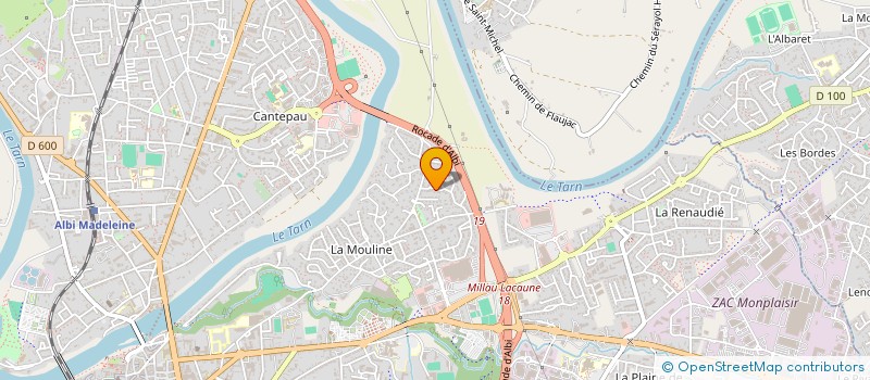 localisation de l'entreprise SCI ACCORD à ALBI