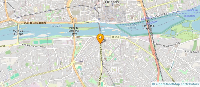 localisation de l'entreprise SCI ACCP à ORLEANS