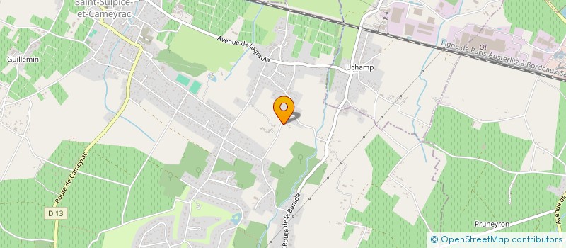 localisation de l'entreprise SCI ACCR  SAINT-SULPICE-ET-CAMEYRAC