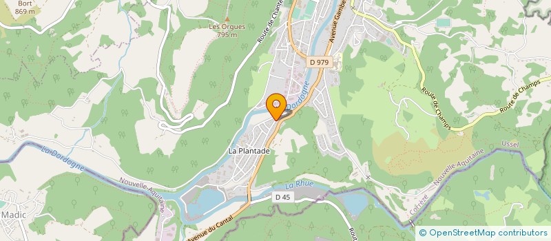 localisation de l'entreprise SCI ACCR  BORT-LES-ORGUES