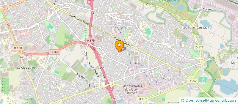 localisation de l'entreprise SCI ACCR  LES PONTS-DE-CE