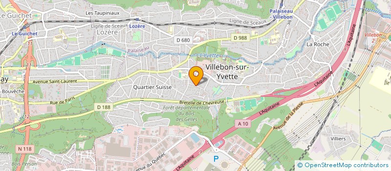 localisation de l'entreprise SCI ACCRO à VILLEBON-SUR-YVETTE
