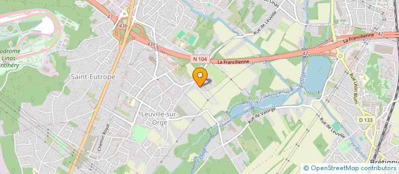 localisation de l'entreprise SCI ACCS  LEUVILLE-SUR-ORGE