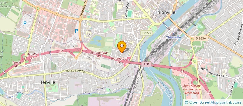 localisation de l'entreprise SCI ACCTES II à THIONVILLE