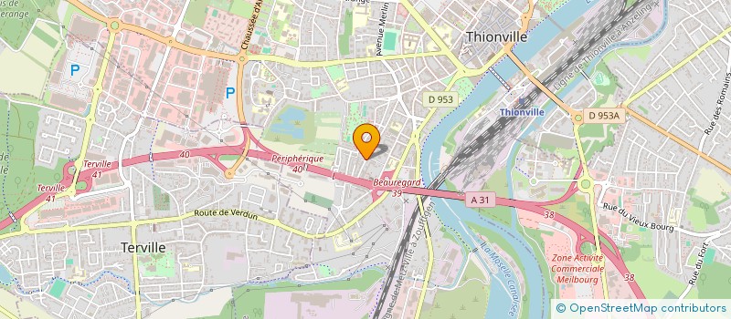 localisation de l'entreprise SCI ACCTES III à THIONVILLE