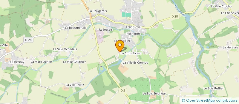 localisation de l'entreprise SCI ACCTQ  PLESLIN-TRIGAVOU