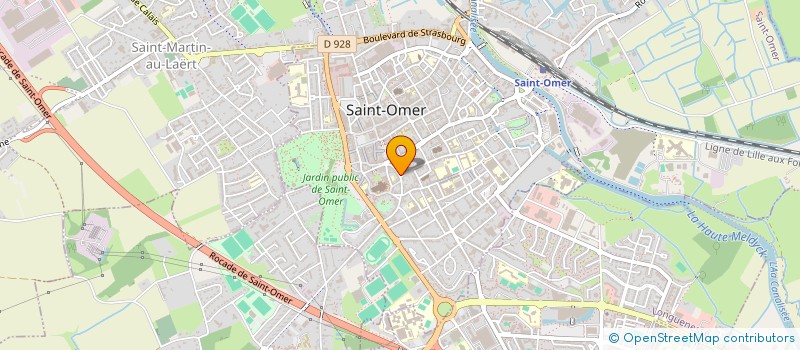 localisation de l'entreprise SCI ACCURSE  SAINT-OMER