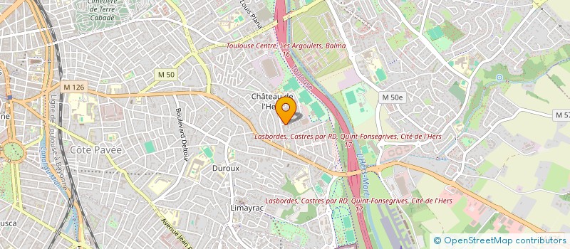 localisation de l'entreprise SCI ACCURSO  TOULOUSE