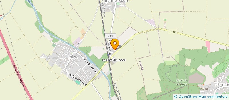 localisation de l'entreprise SCI ACCV 51  POUILLON