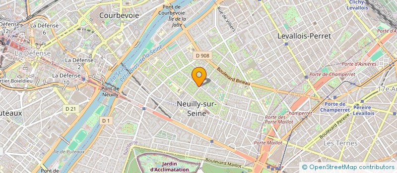localisation de l'entreprise SCI ACD à NEUILLY-SUR-SEINE
