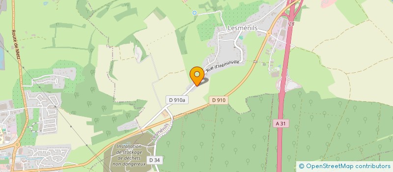 localisation de l'entreprise SCI ACDA  LESMENILS