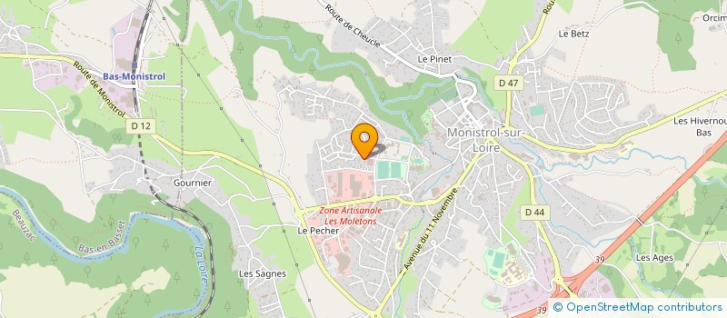 localisation de l'entreprise SCI ACDB  MONISTROL-SUR-LOIRE