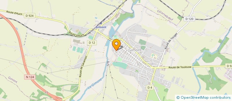 localisation de l'entreprise SCI ACDC  GIMONT