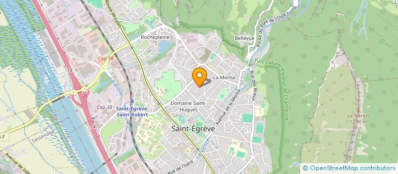 localisation de l'entreprise SCI ACDC SCHUMACHER  SAINT-EGREVE