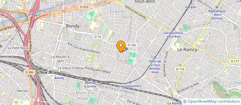 localisation de l'entreprise SCI ACDF  LES PAVILLONS-SOUS-BOIS