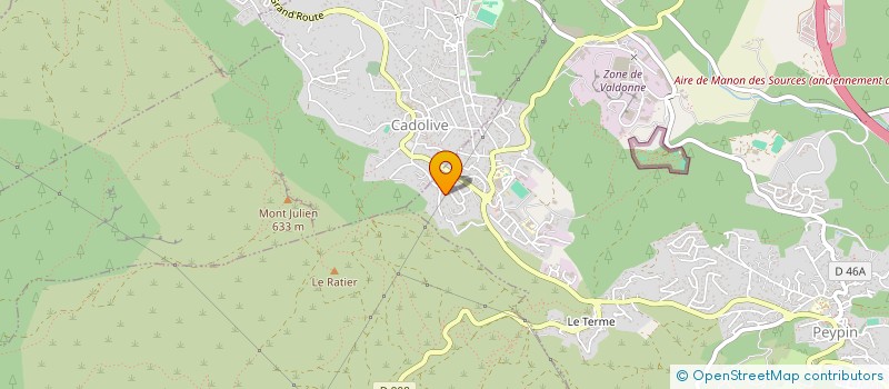 localisation de l'entreprise SCI ACDT  PEYPIN