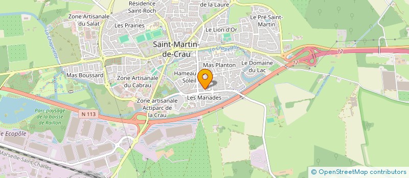 localisation de l'entreprise SCI ACE à SAINT-MARTIN-DE-CRAU