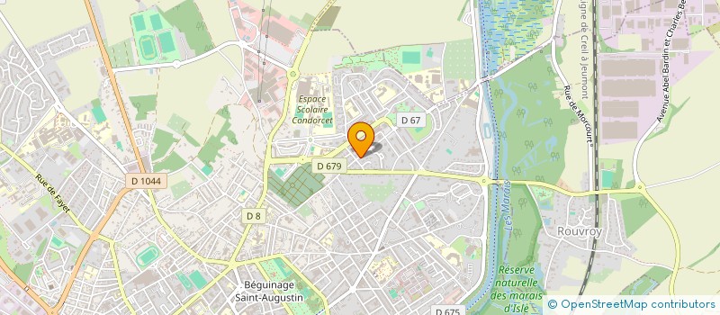 localisation de l'entreprise SCI ACE à SAINT-QUENTIN
