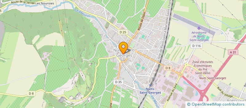 localisation de l'entreprise SCI ACE à NUITS-SAINT-GEORGES