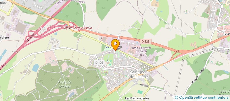 localisation de l'entreprise SCI ACE  SAINT-LEGER-DE-LINIERES