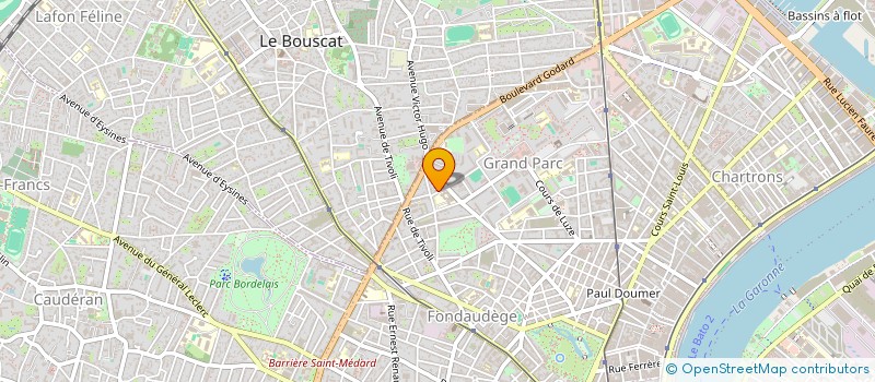 localisation de l'entreprise SCI ACE  BORDEAUX