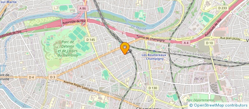 localisation de l'entreprise SCI ACE  CHAMPIGNY-SUR-MARNE